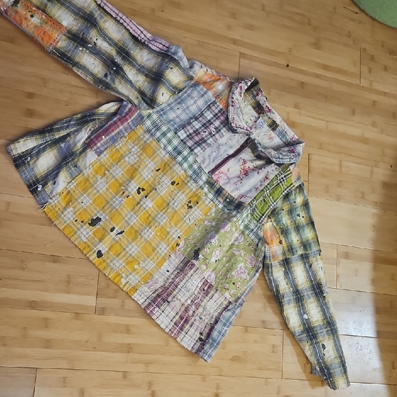 Magnolia Pearl Curated collection Patchwork Reverisble Jacket - Picture 2 of 12